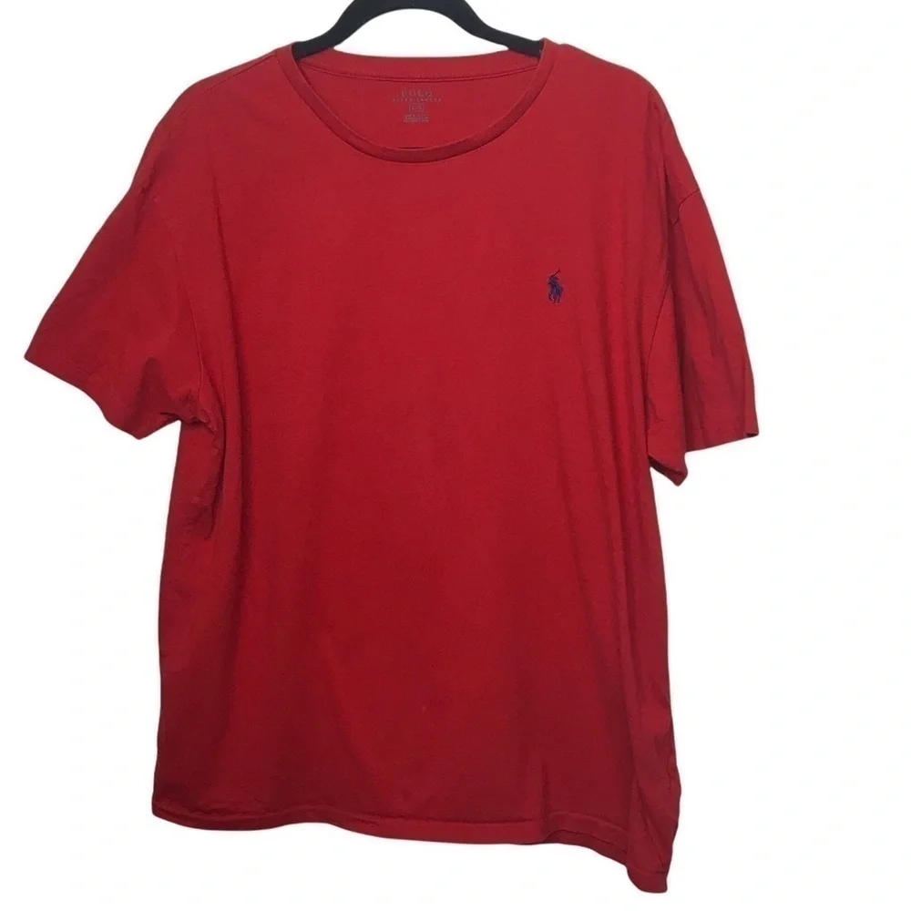 Polo Ralph Lauren Red Short Sleeve Crew Neck T-Shirt Tee